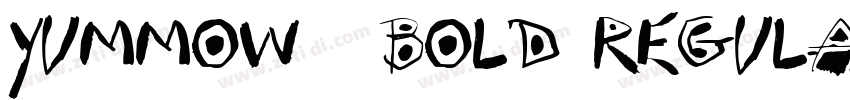 YummoW03 Bold Regula字体转换